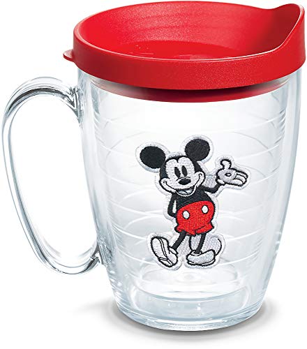 Tervis Disney - Original Mickey Made In Usa Double Walled Insulated Tumbler Cup Keeps Drinks Cold & Hot, 16Oz Mug, Classic #TOP28