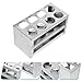 Ipetboom Stainless Steel Test Tube Rack Laboratory Holder for Centrifuge Tubes with Stable Wide Base for Research and Industrial Use