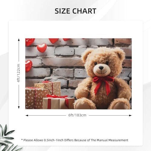 Drapeau mignon ours 1,2x1,8m double face idéal pour habiller un grand mur vide - 3