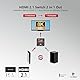 FeinTech VSW12100 HDMI 2.1 Switch 2 in 1 Out 4K 120Hz 8K 60Hz 48Gbps für Xbox PS5