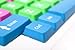 DURAGADGET Large Colourful Childrens/Special Needs/Sight impaired PC Keyboard PS2/USB - Great for Teaching/Learning at Home (Dimensions: 470 x 180 x 15mm)