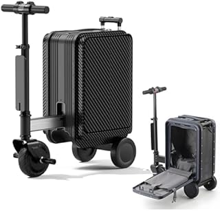 Long-Range Electric Suitcase 92.5WH Battery, 264LBS Capacity Ride-On Luggage for Adults, 20L Motorized Scooter 8MPH