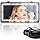 SINGARO Car Sun Visor Vanity Mirror - Rechargeable Makeup Mirror with 60 LEDs, 3 Light Modes & Dimmable Touch Control for Car