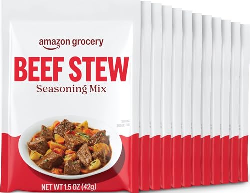 Amazon Grocery, Beef Stew Seasoning Mix, 13.8 Oz, 12 Ct