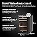 Haier Weinkühlschrank klein 50 SERIE 7 HWS42GDAU1 I 42 Flaschen Weinklimaschrank I Neue Technologie für perfekte Lagerung I Weinkühlschrank 2 Zonen, UV-Glastür & Holzregale I Wi-Fi I Wine fridge