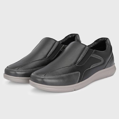 Image of Centrino Office Loafers for Man | Casual Shoes for Men Stylish | Slip-On with Cushioned Insole | Lightweight Comfortable | Loafer Shoes for Men | Hand-Stitched Moccasin Design | Mens Shoes Professional (9517)
