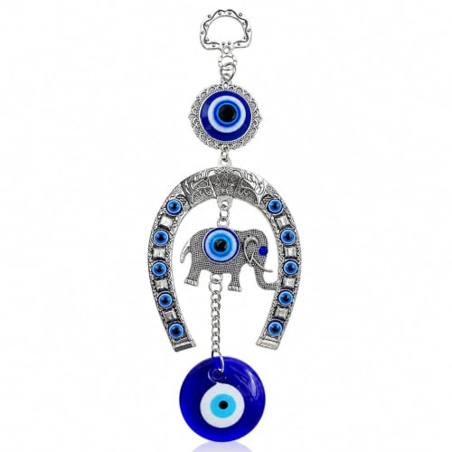 THOUGHTPLAYZ Metal Keychains (Evil Eye elephant)