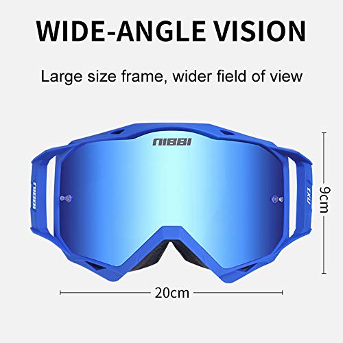 Nibbi Mx Goggles Off-Road Motorcycle Goggles (Green) #TOP5