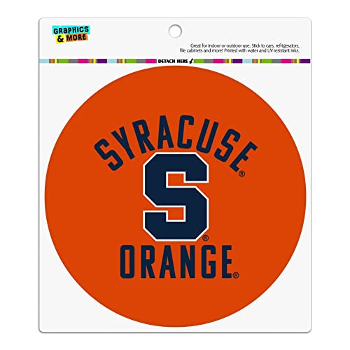 Syracuse University Orange Automotive Car Refrigerator Locker Vinyl Circle Magnet #TOP28
