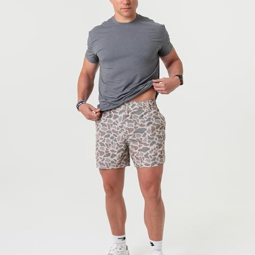 Burlebo Men’s Everyday Shorts | Lightweight Casual Shorts with Stretch Fabric and Functional Pockets4