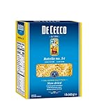 De Cecco Pasta, Rotelle No.54, 1 Pound (Pack of 12) - Made in Italy, High in Proteing & Iron, Bronze die