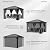 YITAHOME 10X12FT Metal Hardtop Gazebo Outdoor Patio Single Top Canopy Galvanized Iron Aluminum Column Garden Tent Curtains Netting for Backyards Decks Lawns,Gray