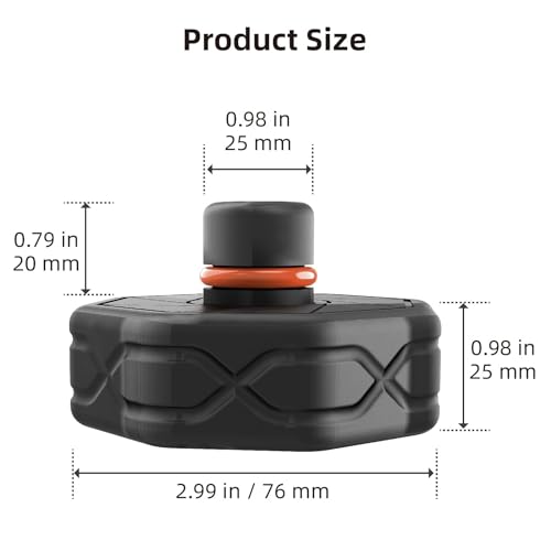 Image of Big RED ATSLS001R-1 Lifting Jack Pads (4) for Tesla Models 3 /S /X /Y: Enhanced Durability and Non-Slip Grip, Safely Lift /Secure Your Tesla, Protects Battery, Chassis, Paint