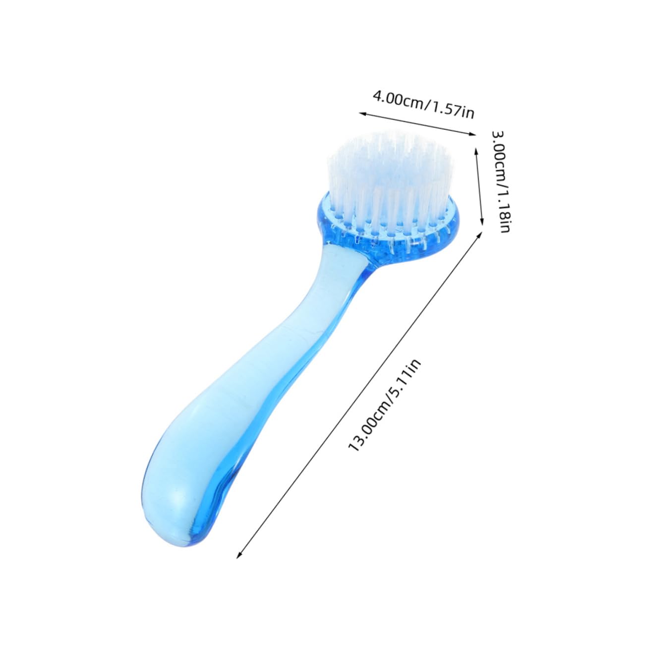 Gogogmee Goat Horn Brush Set 3pcs Facial Cleansing Brush Gentle Face Scrub Efficient Nose Cleaning for Healthy Skin