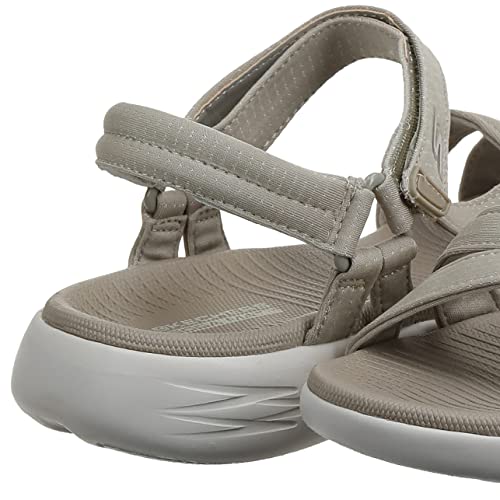Skechers Performance Women's On-The-Go 600-Brilliancy Sport Sandal, Natural, 7 M Us #TOP7