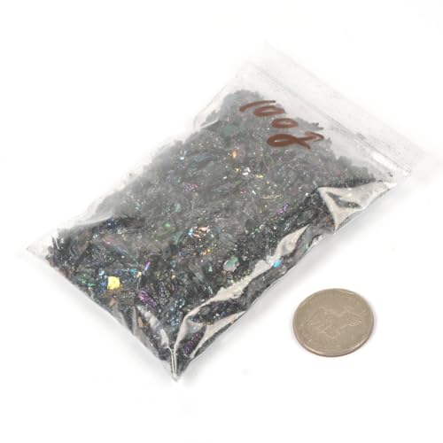 Image of 100 grams Small Tumbled Chips Polished Crushed Stone Crystal Healing Embellishments