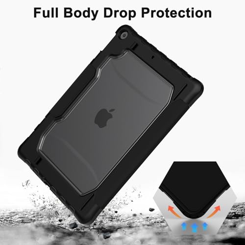 Coque iPad 9e génération antichoc 10.2 pouces avec étui magnétique rigide - 3