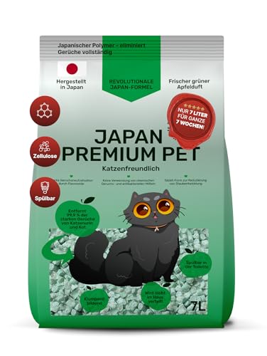 Japan Premium Pet Apfel Tofu Katzenstreu 7L