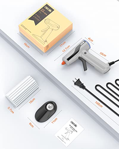 Akolik 50W Mini Hot Glue Gun, Anti-Drip Fast Preheating Mini Glue Gun Kit With 30 Pcs Glue Sticks For Diy, Arts & Craft, Home Repairs, And Decorations 50W #TOP6