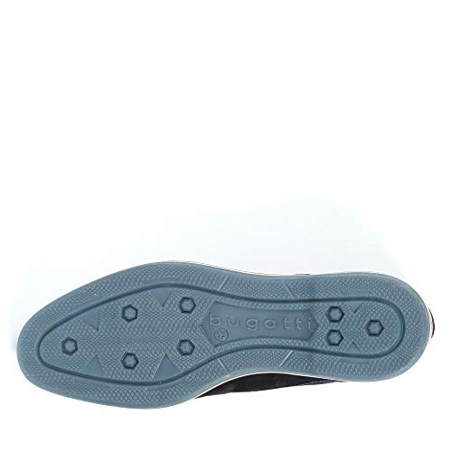 bugatti Modischer Suede Halbschuh Lace-up aus Obermaterial echt Nubuk und Glattleder, Dark Blue, 44 EU – Ansicht 8