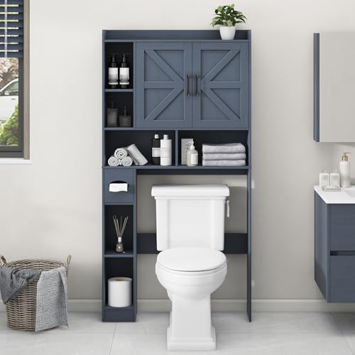 Vabches Over The Toilet Storage Cabinet, Farmhouse Storage Cabinet Over