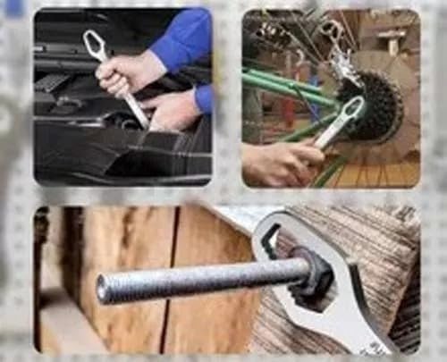 Chave Boca Fixa Aço Universal 8 A 22mm Cabeça Dupla Torx