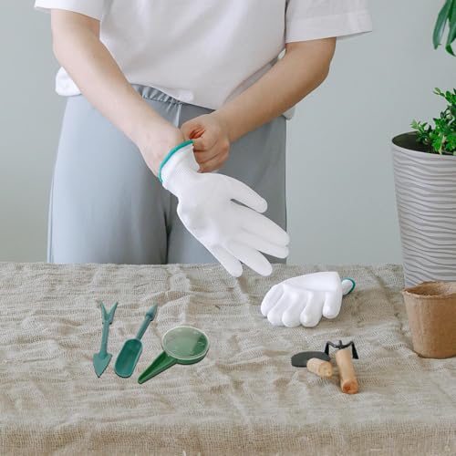 Dispensador de semillas manual para jardinería miniatura 4