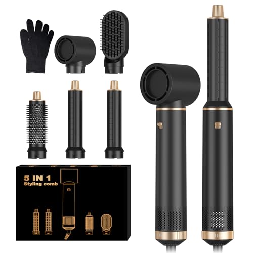 Haarstyler 5 in 1, 1000w Hairstyler Airstyler...