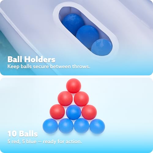 image for SLOOSH Summer Pool Games Inflatable Pong Table Float for Adults 6x3 FT