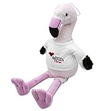 Plüsch-Flamingo inkl. bedrucktem T-Shirt