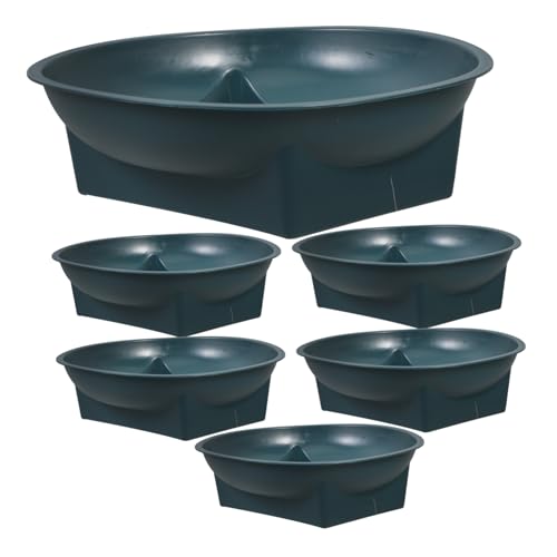 Milisten 6pièces Pots De Fleurs Plastiques pour Cimetière Récipients Floraux Remplaçables pour Décorations De pour Arrangements Commémoratifs Et Funéraires