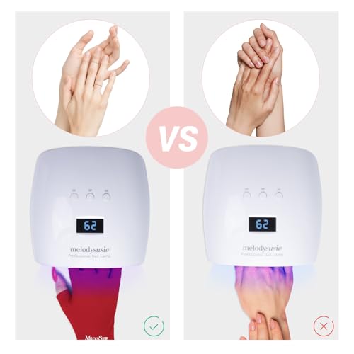 Image of MelodySusie Premium Fingerless Protection UV Gloves for Gel Manicures