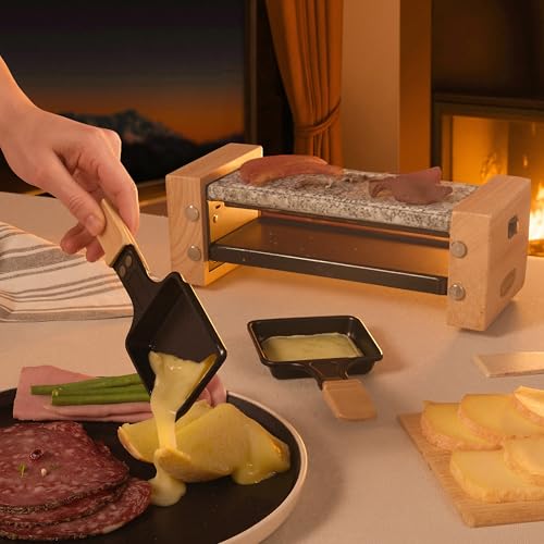 Raclette für 2 Personen H.koenig WOD2 Multifunktionsgerät