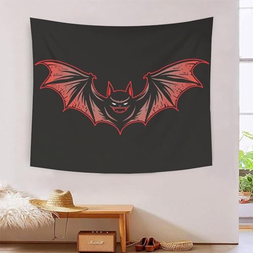 Tapisserie chauve-souris 3D 180x230 cm grande décoration murale en tissu salon