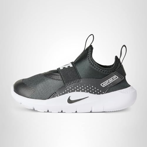 Nike Baby/Toddler Flex Runner 4 Running Shoes, Black/Black-White, 9C
