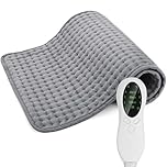 Biutee Electric Heating Pad for Back Pain Relief - 60x30CM Large Heating Pad with 10 Temperature & 3 Timer Settings, Machine Washable Heat Pad for Lower Back, Muscle, Period Cramps (Auto Shut Off)