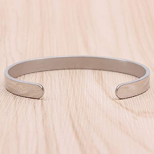 Btysun Bracelets for Women Mothers Day Bracelet Gifts from Daughter Inspirational Gifts for Women Graduation Gifts for Her Motivational Birthday Cuff Bangle Friendship Personalized Mantra Jewelry…