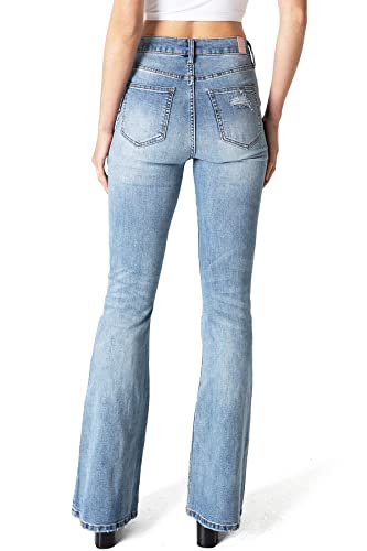 Women's Juniors High Waisted Flared Bell Bottoms3