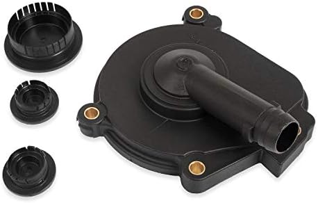 PVC Vent Valve Crankcase breather Oil Separator Cover and Camshaft Expansion Plug Kit Compatible with Mercedes ML350 C230 C300 E350 C350 SLK300 ML450 Replace 2720100631 0009985690 0009986590