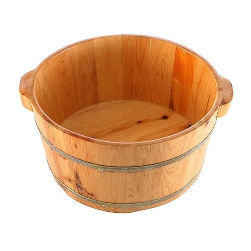 Barril de baño para pies de cedro natural 21cm alto
