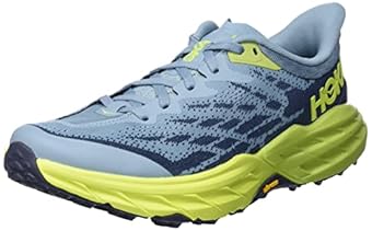 [ۥ ͥ] HOKA ONE ONE M SPEEDGOAT 5 WIDE STONE BLUE/DARK CITRON 26.5CM