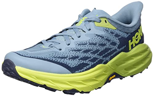 Image of Men's Speedgoat 5 WIDE (SBDCT - Stone Blue /Dark Citron)