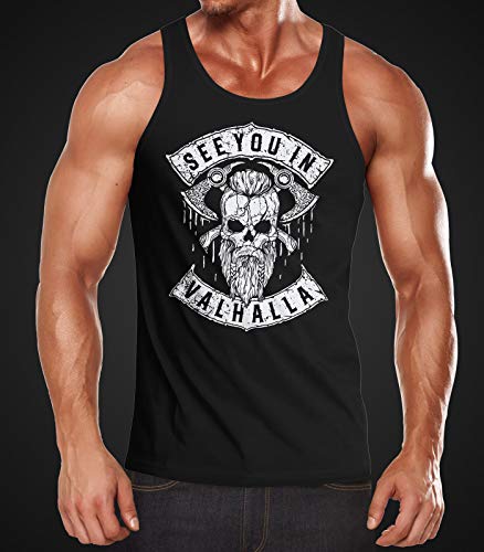  männer See You in Valhalla Tank-Top Muscle Shirt Wikinger Totenkopf
| See You in Valhalla Männer Tank-Top Wikinger Tote