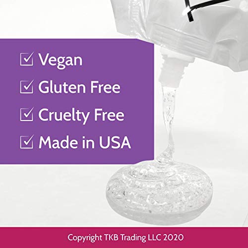 TKB Lip Gloss Base | Clear Versagel Base for DIY Lip Gloss, Made in USA 12 oz (2 of 6 oz bags) Mineral-Oil-Free ($1.41/oz)