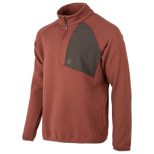 Image of Beretta Men's Abisko Half Zip Thermal Fleece Jacket | Warm, lightweight, breathable, casual outdoor knitted coat, for hunting & hiking
