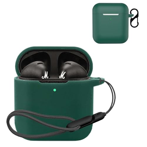 For MARSHALL MINOR IV �p �P�[�X �J�o�[ �yNOUKAJU�z ���C�����X �C���[�z�� �V���R�� �ی�P�[�X �i�J���r�i�t��+�X�g���b�v�t�� �j �����h�~ �L�Y�h�~ �ϏՌ� �����[�d�\ �h�� �h�o (�O���[��)