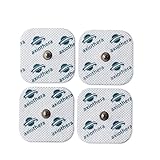 axiothera 8 Elektroden-Pads 5x5 cm kompatibel mit Sanitas & Beurer EMS-Geräten | Klebeelektroden zur Muskelstimulation & Massage | Mit 3,5 mm Druckknopf | Zertifiziertes Medizinprodukt - axion