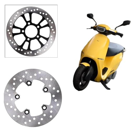 Image of Front & Rear Brake Disc PLATE Compatible with Ola S1 & S1 Pro, Silver (FRONT & REAR DISC PLATE OLA)
