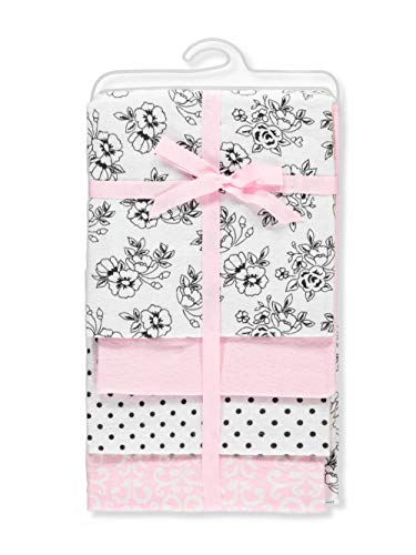 Image of Hudson Baby Unisex Baby Cotton Flannel Receiving Blankets, Toile, One Size (Pack of 2)