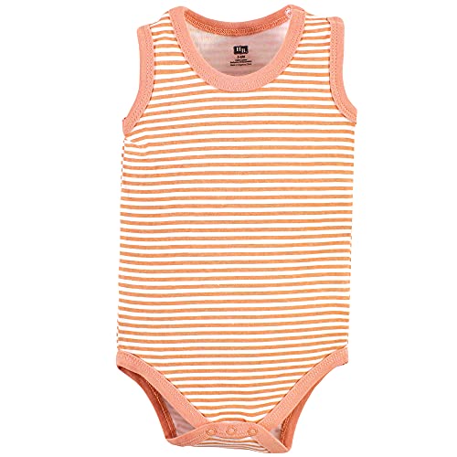 Image of Hudson Baby Unisex Baby Cotton Sleeveless Bodysuits